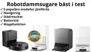 5st robotdammsugare i test