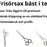 Frisörsaxar i bäst i test