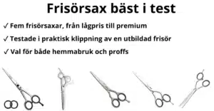 Frisörsaxar i bäst i test